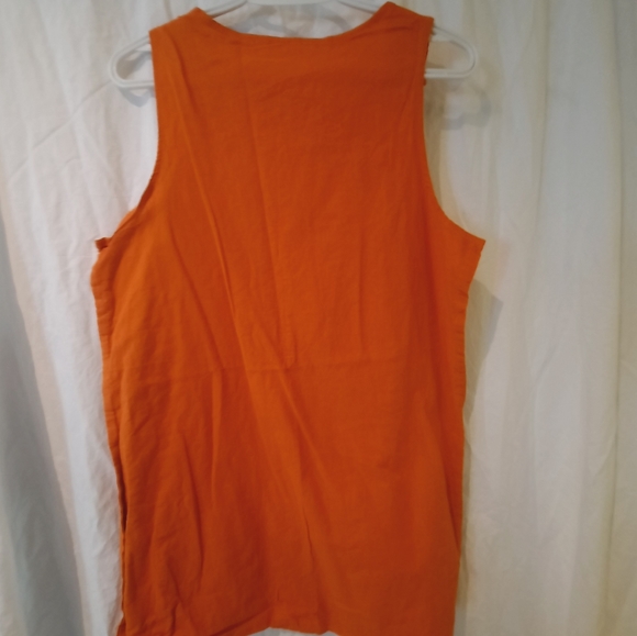 Casual Orange dress, size Lg - Picture 2 of 4